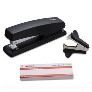 Staples Desktop Stapler Claw Staples Combo
